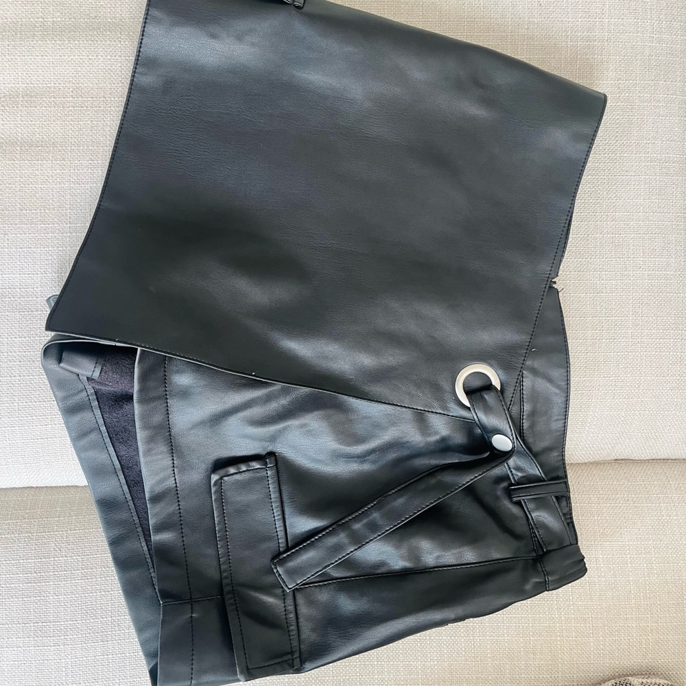 Forever 21 Leather Shorts